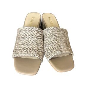 Seychelles Adapt Raffia Heeled Sandal Size 8